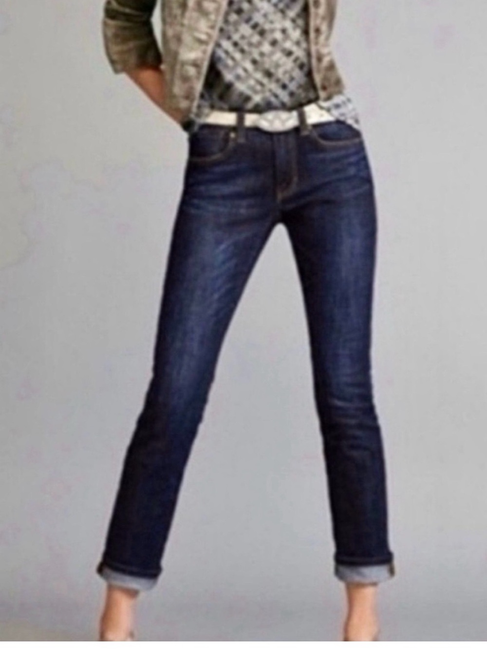 Cabi High Rise Straight Jeans Size 4